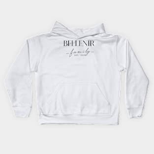 Bellenir Family EST. 2020, Surname, Bellenir Kids Hoodie